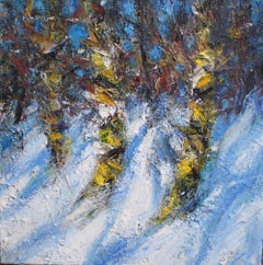 Jonathan Shearer - Winter Sun and Shadows von Jonathan Shearer - verschneite Landschaft, Schottland Winter Sun and Shadows von Jonathan Shearer - verschneite Landschaft, Schottland