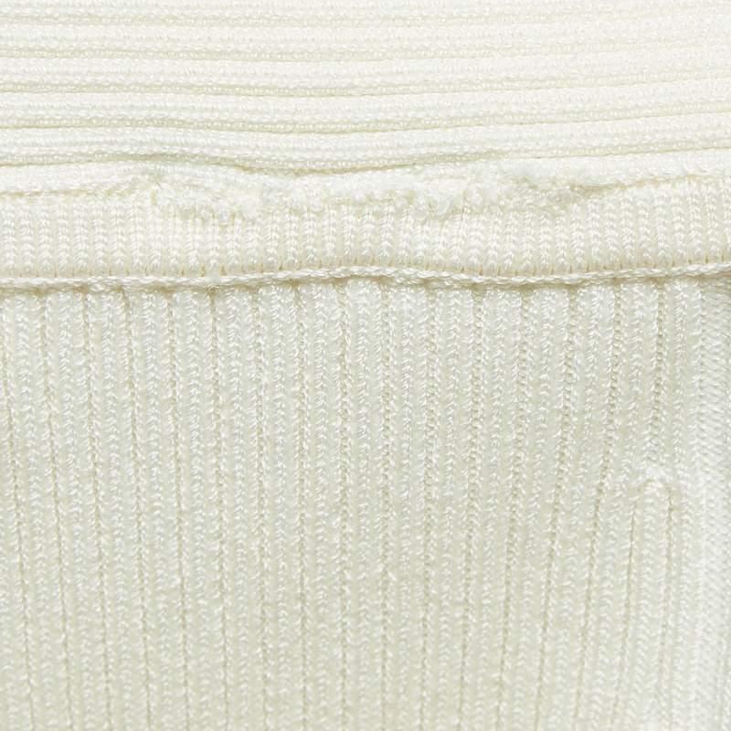 Jonathan Simkhai Ivory White Rib Knit Tabitha Dress S 1