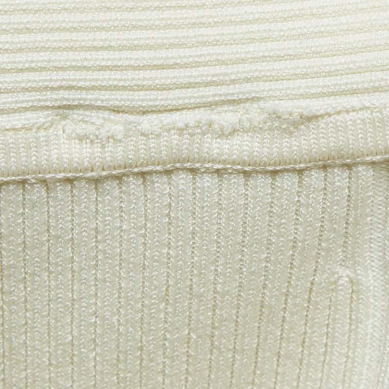 Jonathan Simkhai Ivory White Rib Knit Tabitha Dress S 2