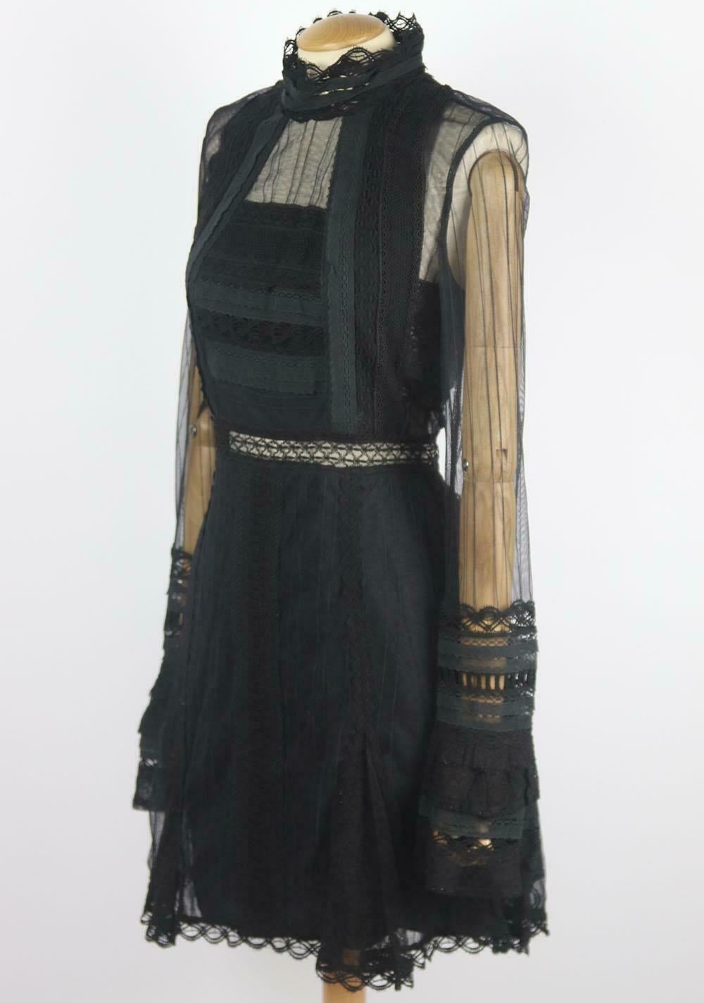 jonathan simkhai black lace dress