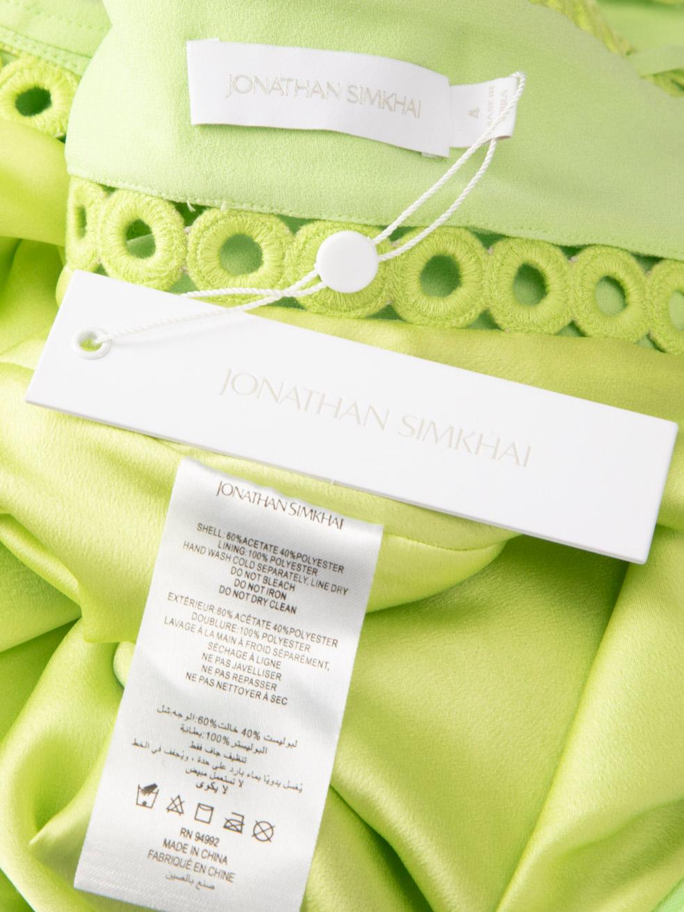 Robe midi à découpes en vert Jonathan Green Taille S 5