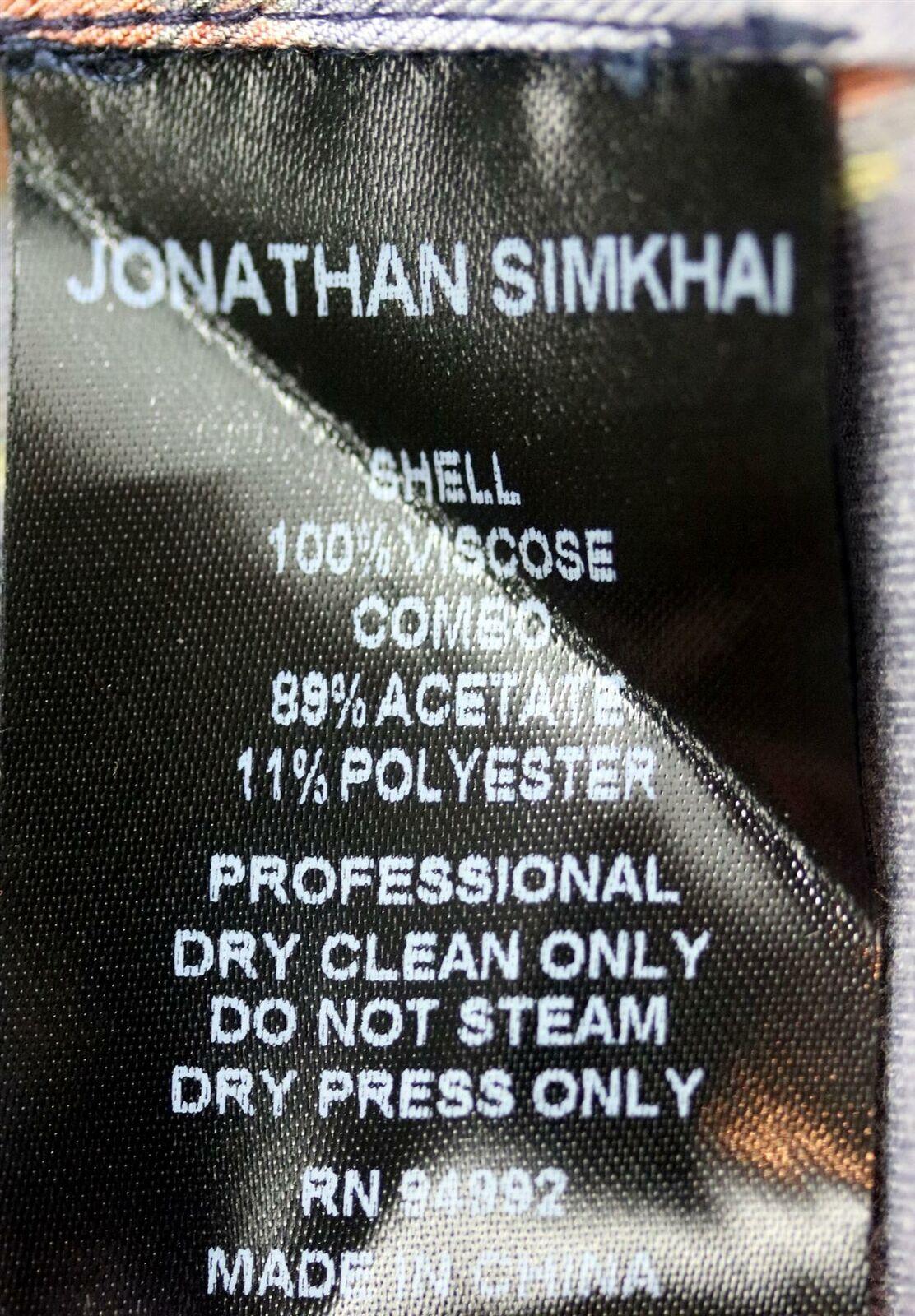 Jonathan Simkhai Ruched Printed Jersey Midi Dress 1