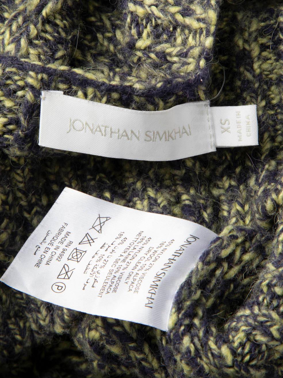 Jonathan Simkhai ensemble deux pièces avec pull à découpes, taille XS Pour femmes en vente