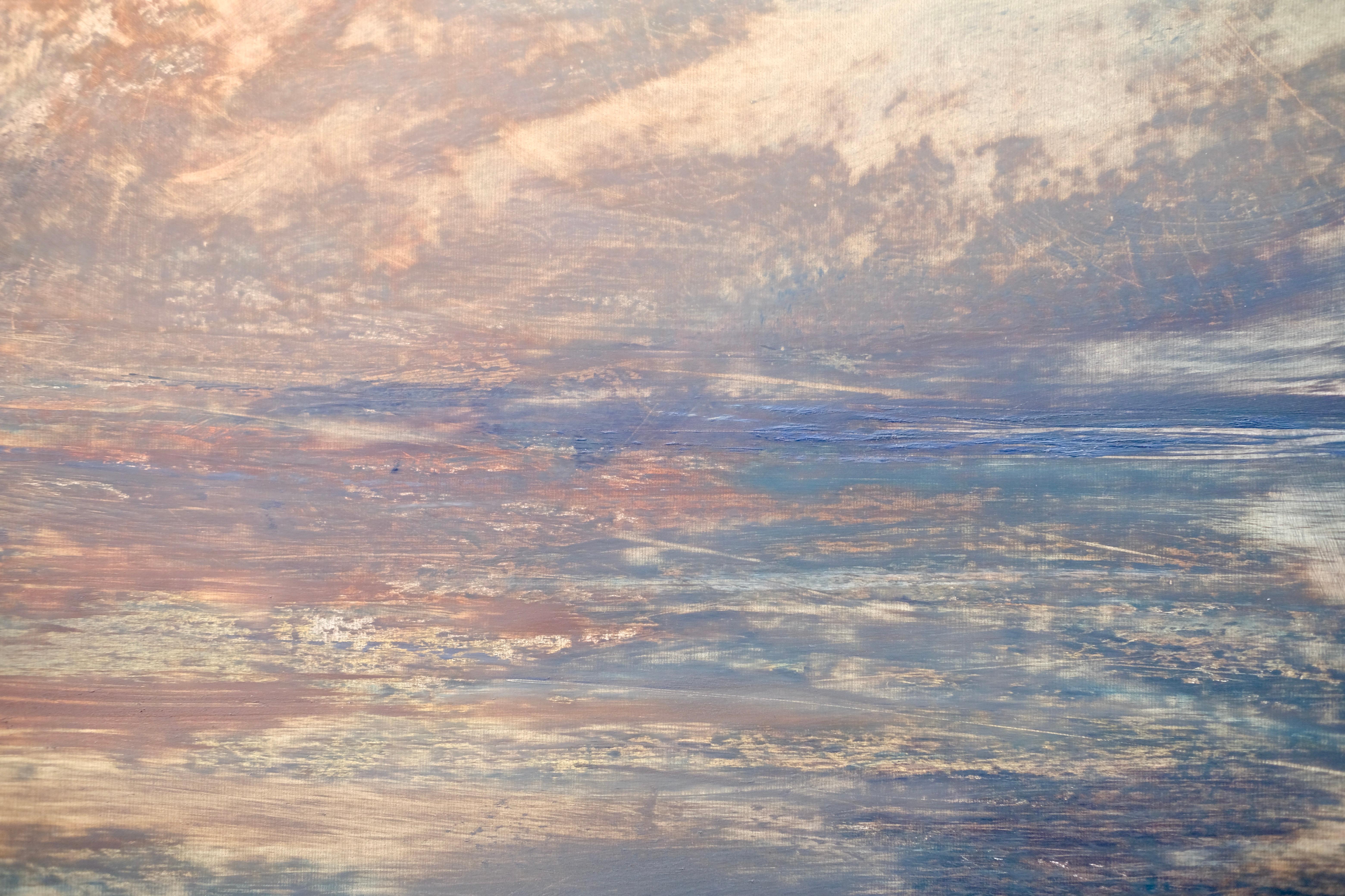 Au-delà des ombres, peinture de paysage abstrait originale - Abstrait Painting par Jonathan Speed