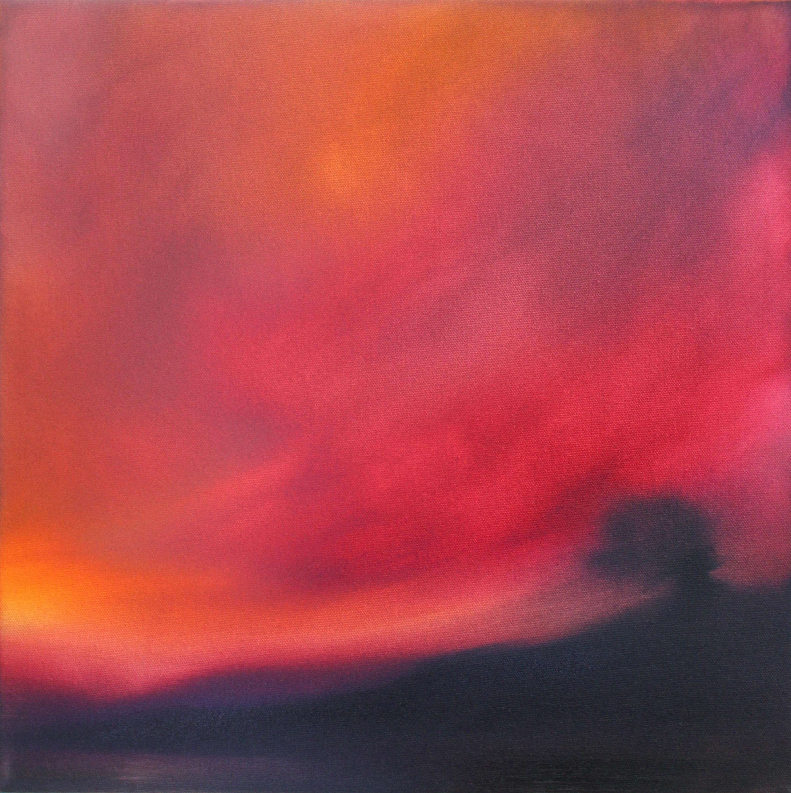 Jonathan Speed Crimson Light Original Abstract Landscape