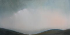Emerging Light - seascape ocean pastel tones abstract painting Contemporary 