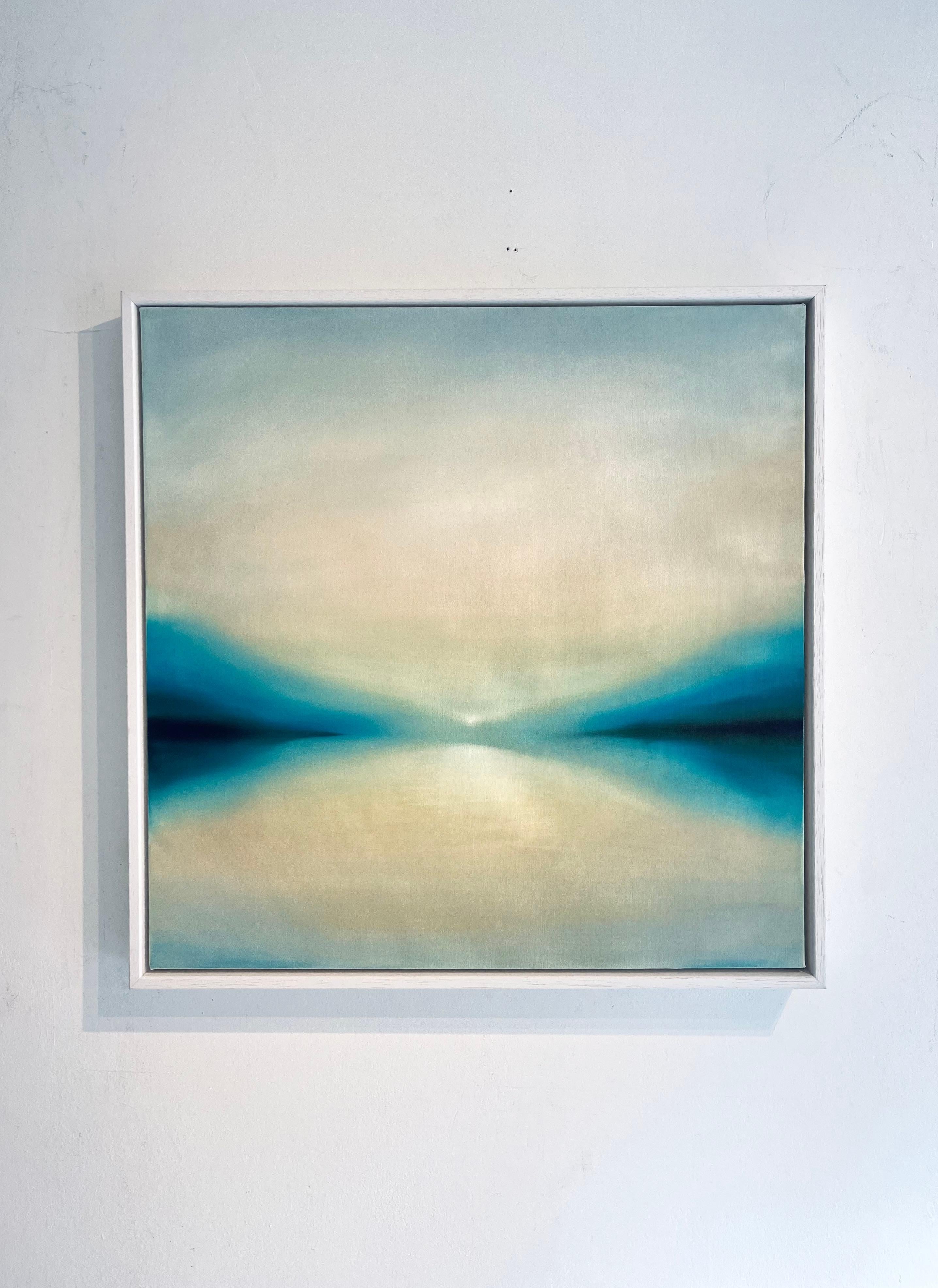 Lago Patricia - pittura astratta contemporanea originale di paesaggio - arte moderna - Painting di Jonathan Speed