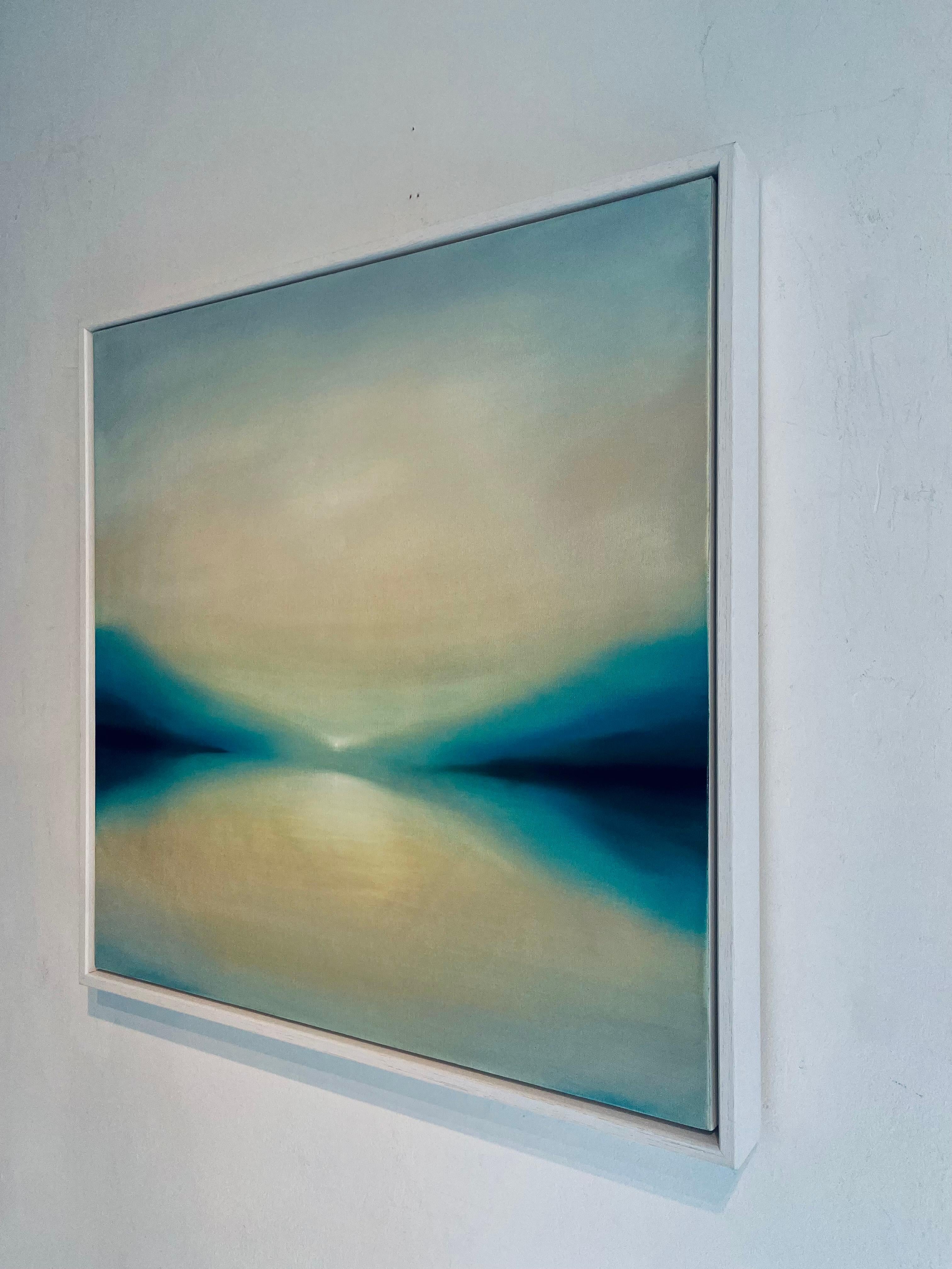 Lago Patricia - pittura astratta contemporanea originale di paesaggio - arte moderna - Painting Espressionismo astratto di Jonathan Speed