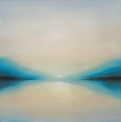 Lake Patricia - original modern art, coast seascape ocean abstract expressionist