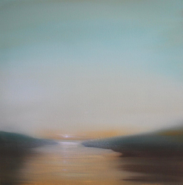 Jonathan Speed Sunset Light Original Abstract Landscape Painting Contemporary Art 21st For Sale At 1stdibs