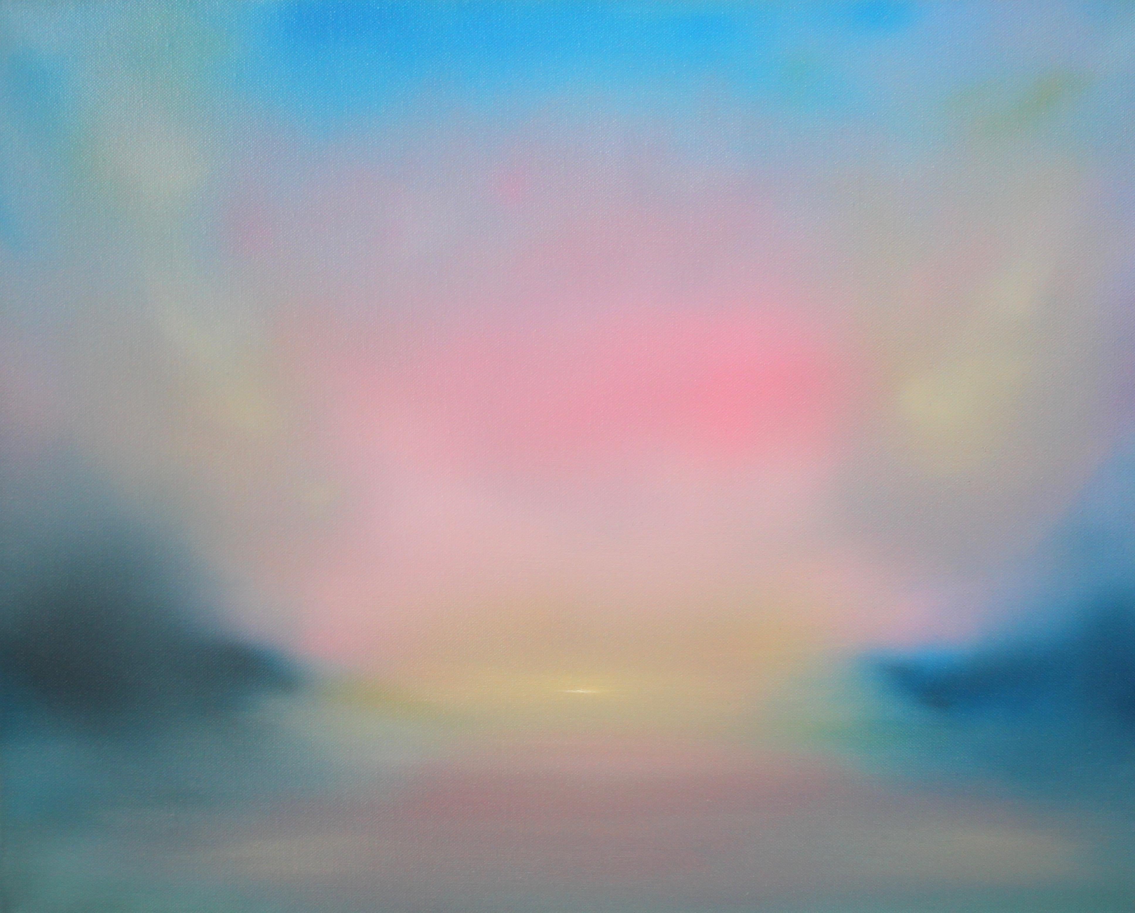 Jonathan Speed Sunset Reflections Original Abstract Landscape Painting Contemporary Art 21st For Sale At 1stdibs