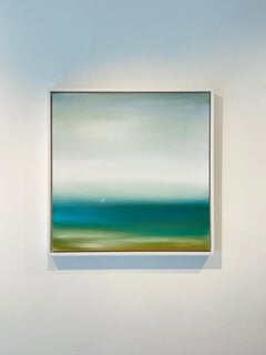 Weekend Sail-original abstract sunset  seascape-ocean painting-contemporary Art