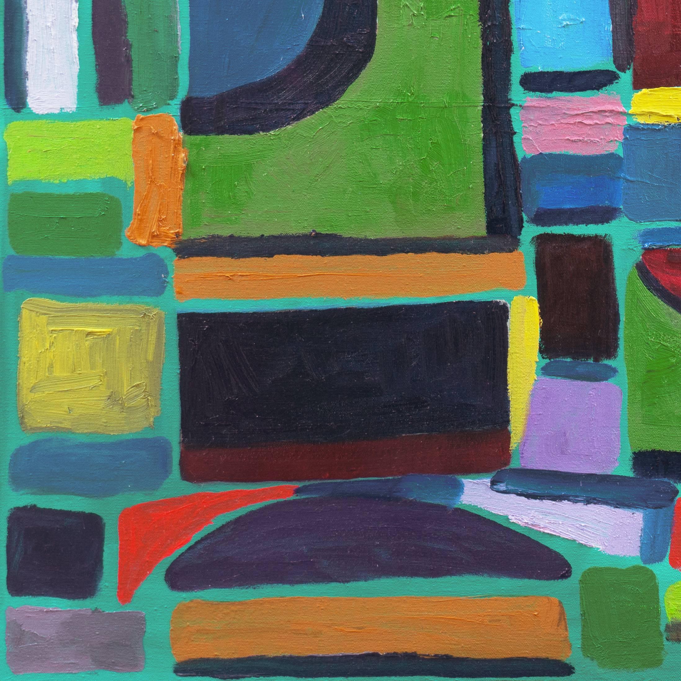 „Abstract #7“, Architekturabstrakte Abstraktion, amerikanische Moderne, Maine, Santa Cruz im Angebot 1