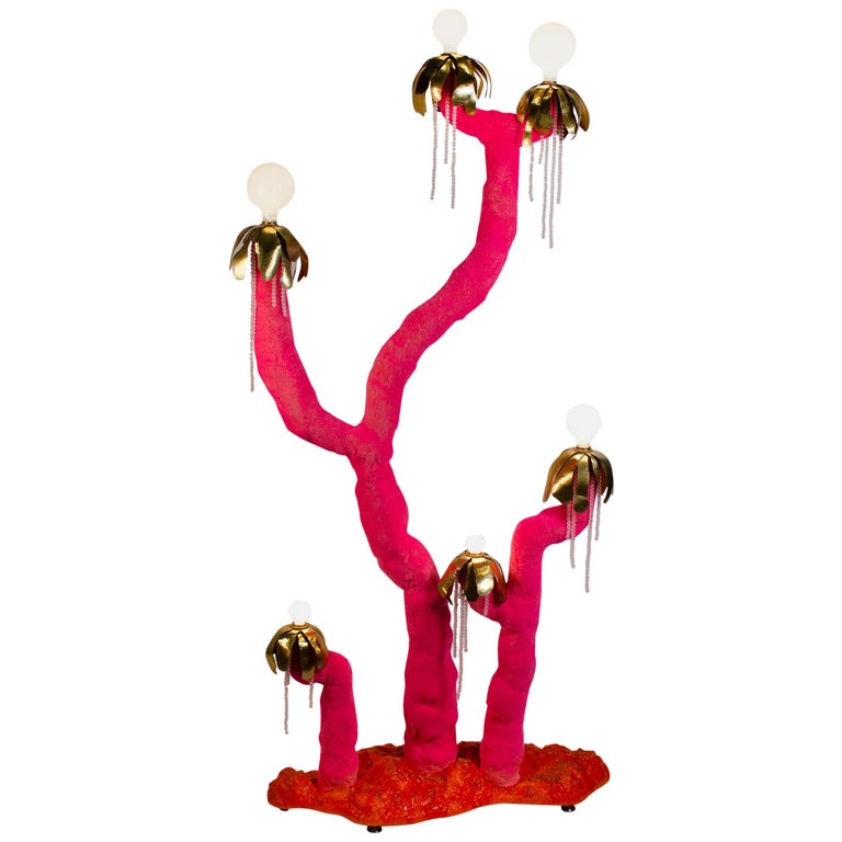 Jonathan Trayte Floor Lamp Pink Hot Solar Buzzer Number 2 Custom Contemporary For At 1stdibs Jonathan Trayte Floor Lamp Pink Hot, Hot Pink Floor Lamp