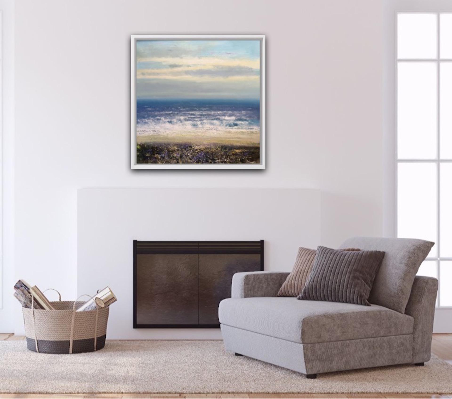 Jonathan Trim
High Tide
Original Landscape Painting
Acrylic Paint on Canvas
Canvas Size: H 80cm x W 80cm
Sold Unframed
Ready to Hang
(Please note that in situ images are purely an indication of how a piece may look.)

High Tide by Jonathan Trim is a