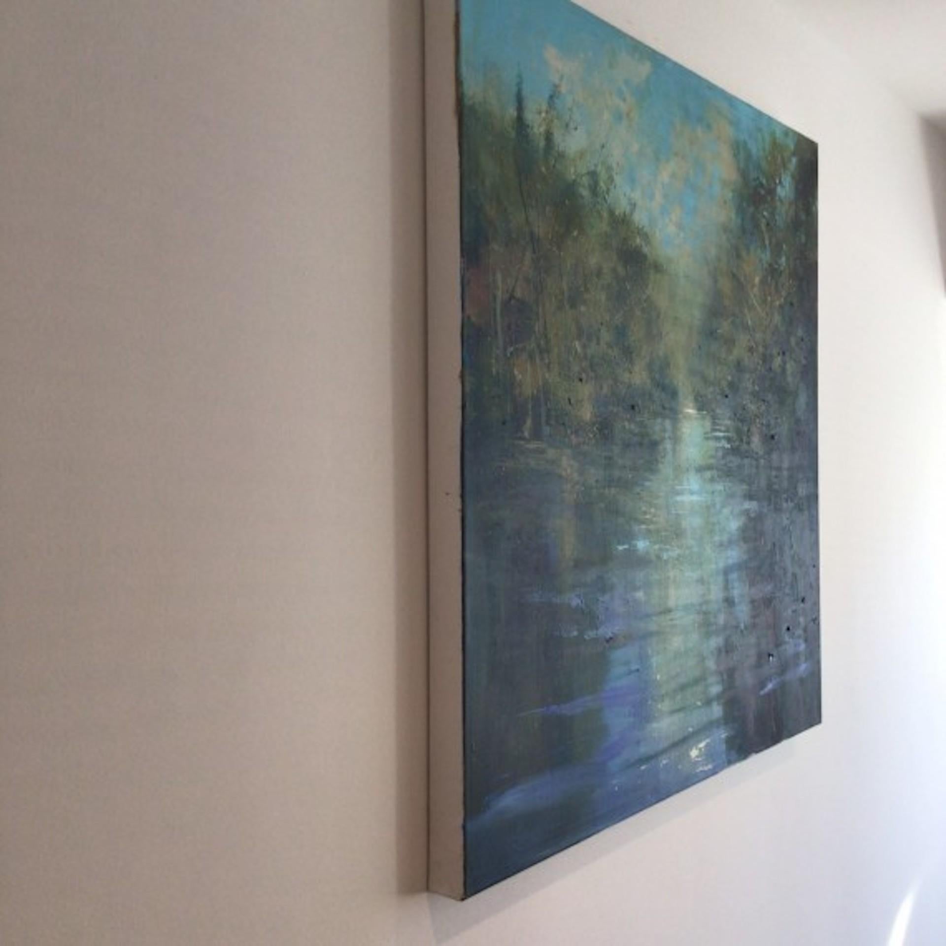 River Silence [2021]
Original
Landscape
Oil and Acrylic
Canvas Size: H:80 cm x W:80 cm x D:3.5cm
Sold Unframed
Please note that insitu images are purely an indication of how a piece may look

River Silence is a beautiful evocation of a river on a