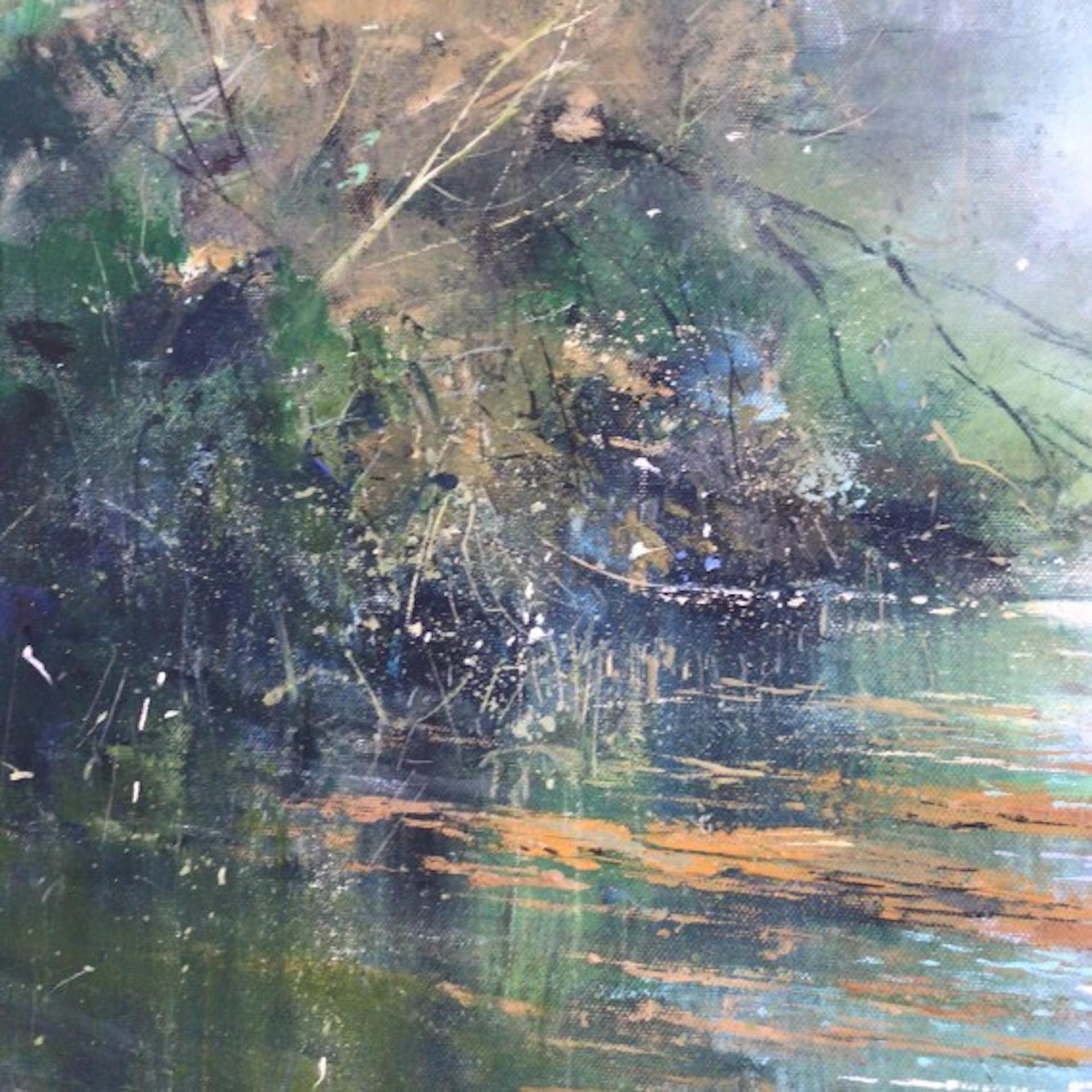 Jonathan Trim, Still Water, Original Landscape Painting, Affordable Art 2