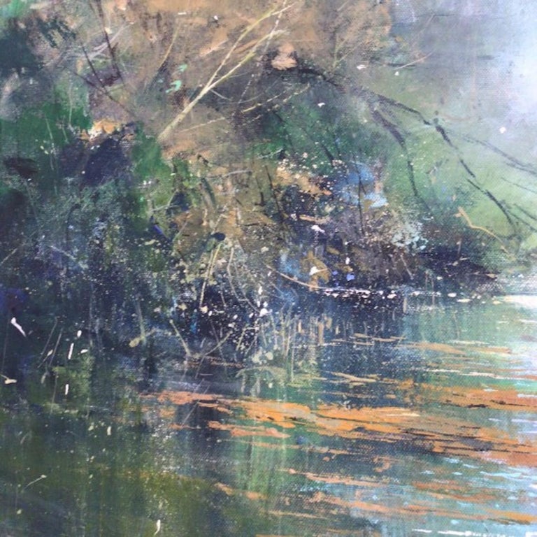 Jonathan Trim, Still Water, Original Landscape Painting, Affordable Art For Sale 1