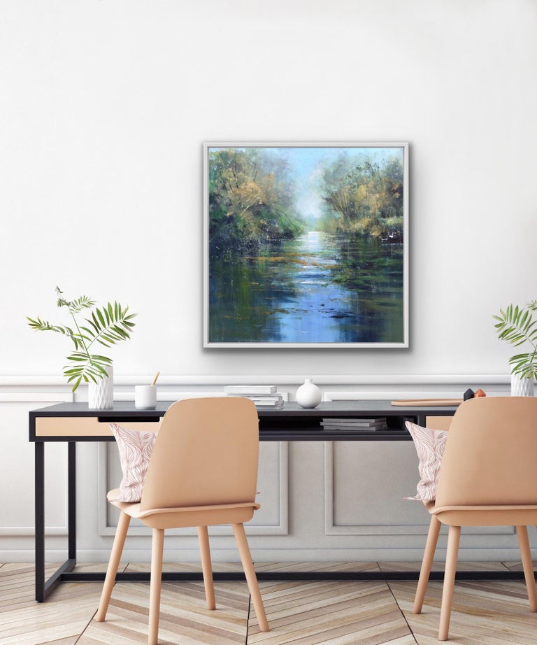 Jonathan Trim, Still Water, Original Landscape Painting, Affordable Art For Sale 6