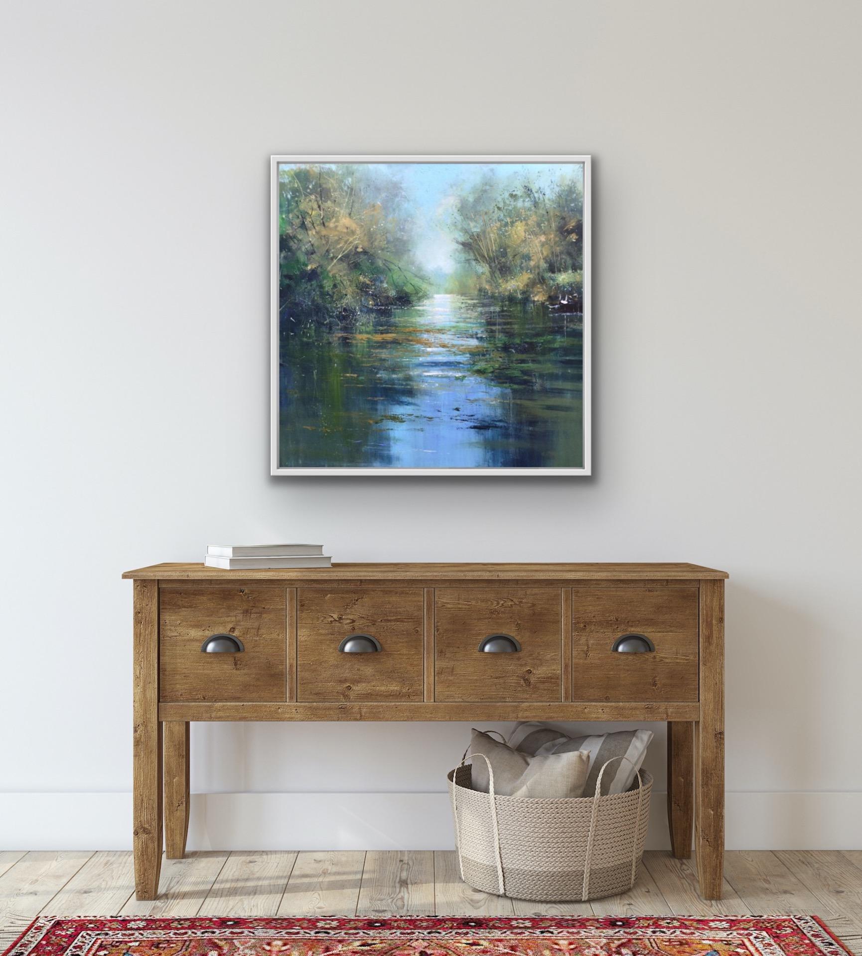 Jonathan Trim, Still Water, Original Landscape Painting, Affordable Art 7
