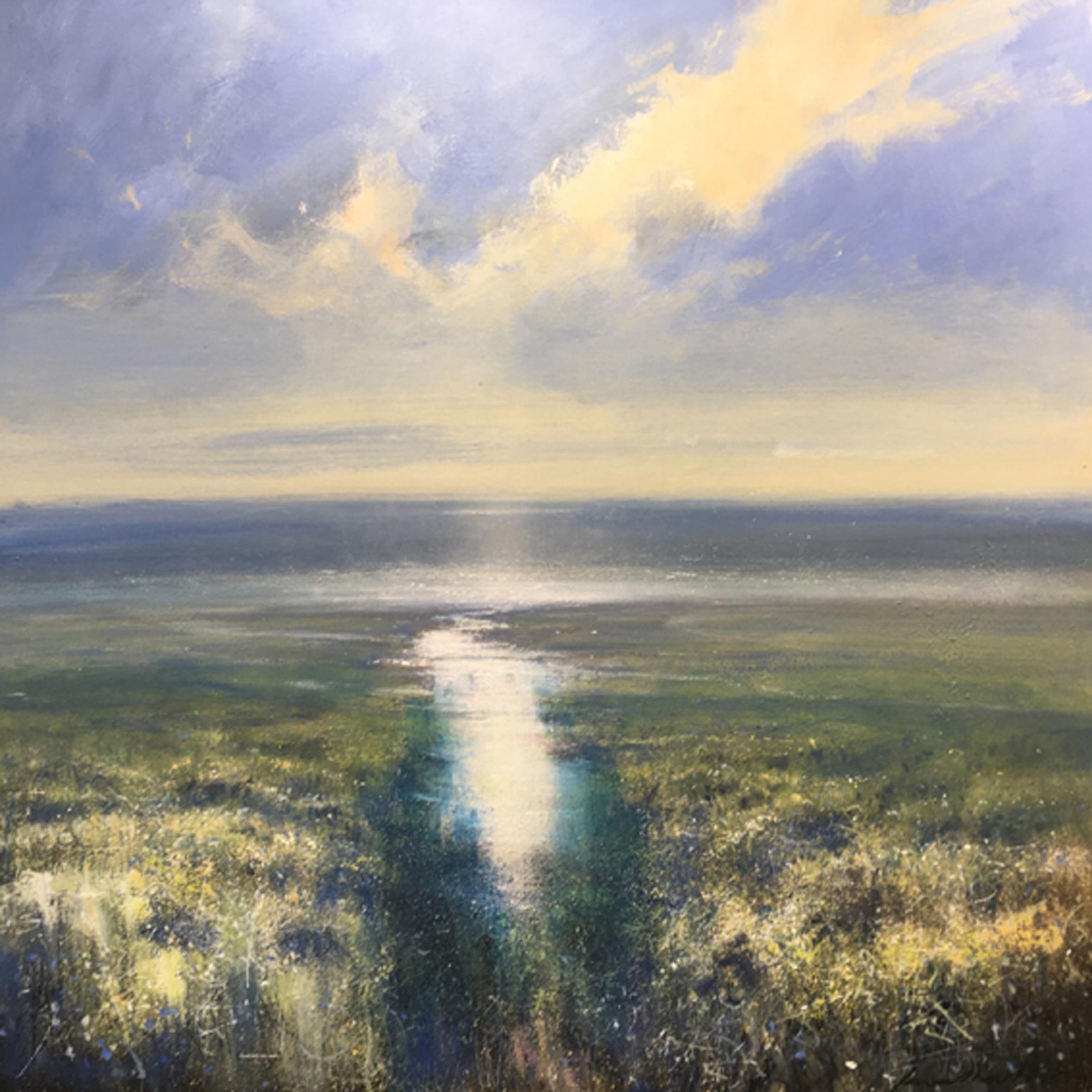Jonathan Trim, The Tide Turns, Original Landscape Painting, Affordable Art For Sale 2