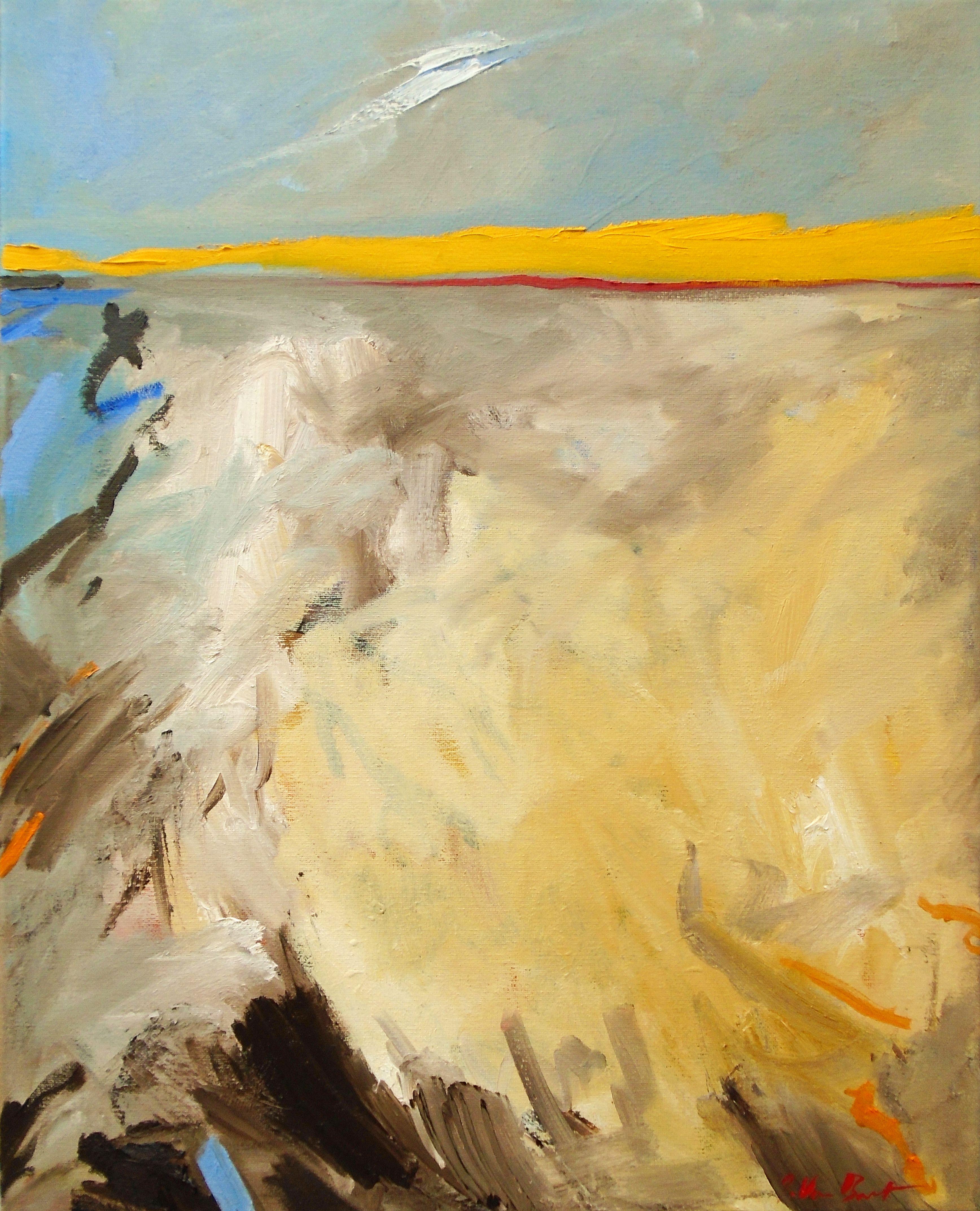 Jonathan Van Brunt Abstract Painting - Drift, Painting, Oil on Canvas