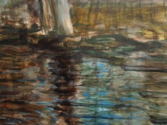 La prima primavera, Pittura, Acrilico su carta