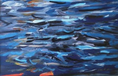 Swell, peinture, acrylique sur papier