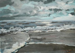 West End Surf, peinture, acrylique sur papier
