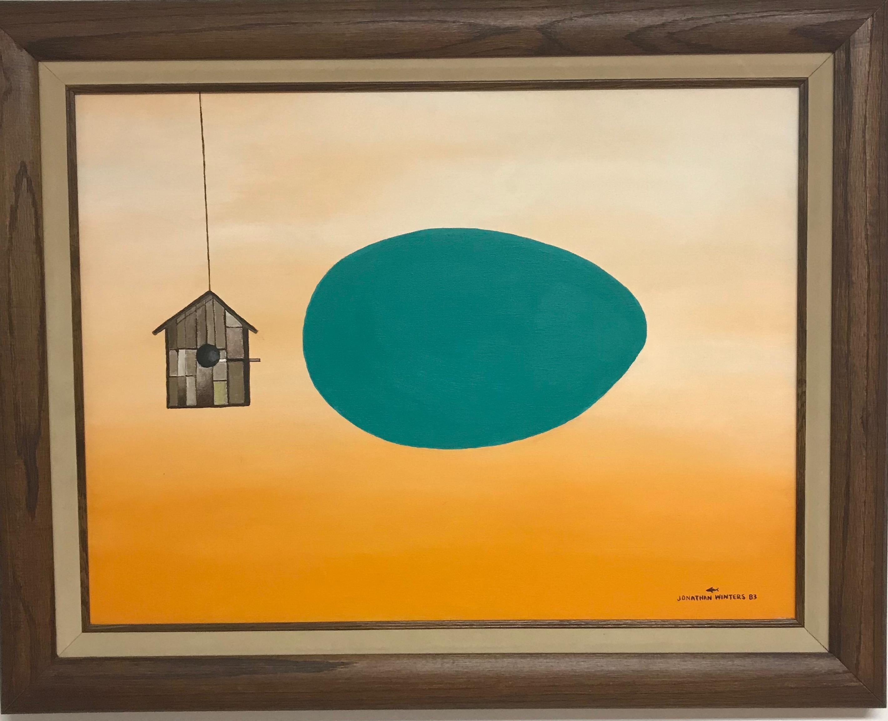 Housing Shortage - Painting by Jonathan Winters