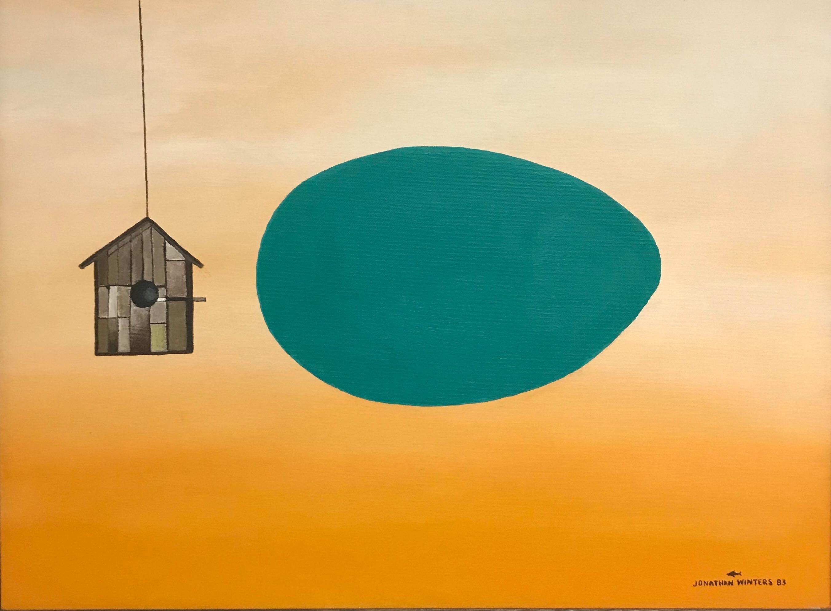 Jonathan Winters Still-Life Painting - Housing Shortage