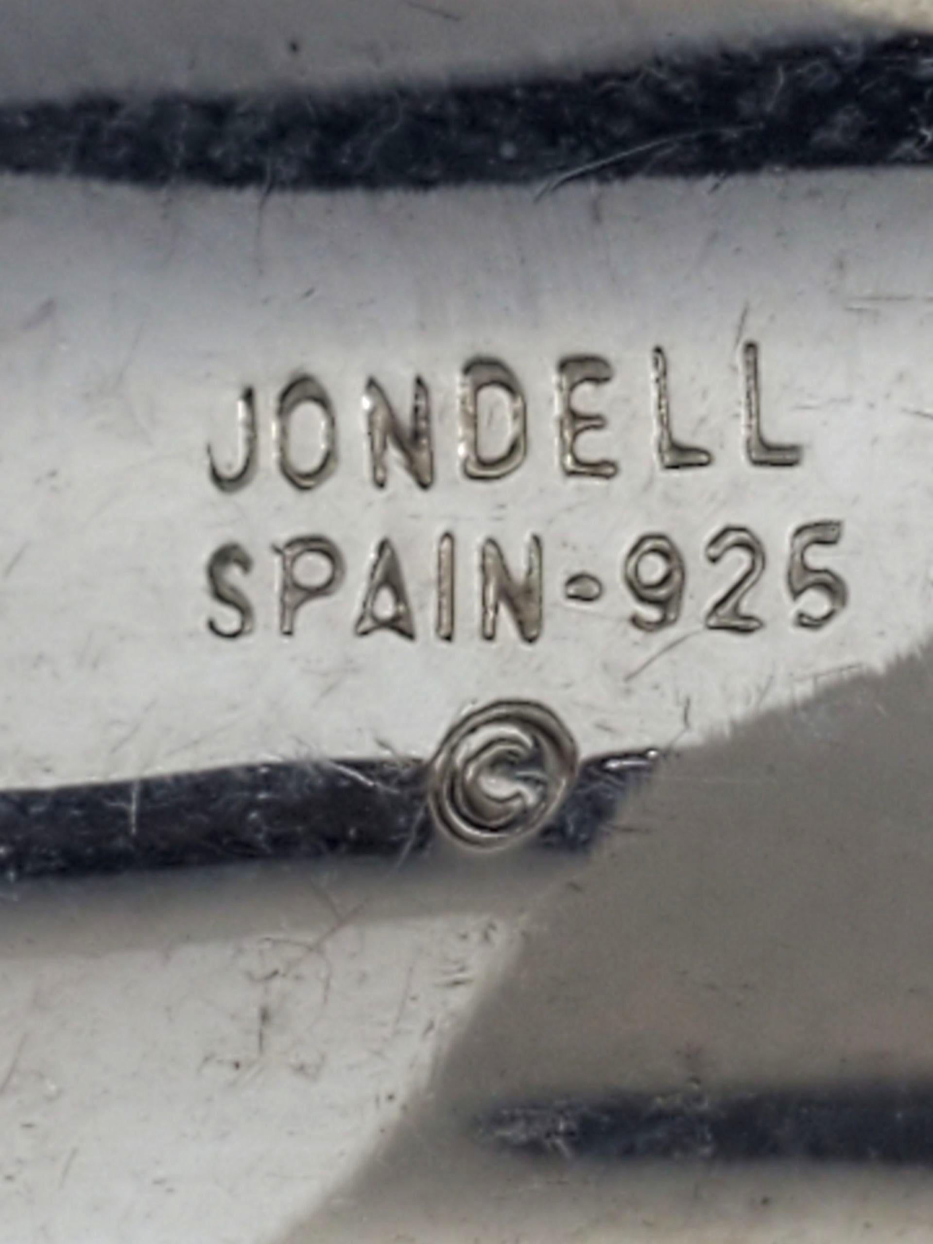 Jondell - Boucles d'oreilles sculpturales en argent sterling #22536 en vente 2