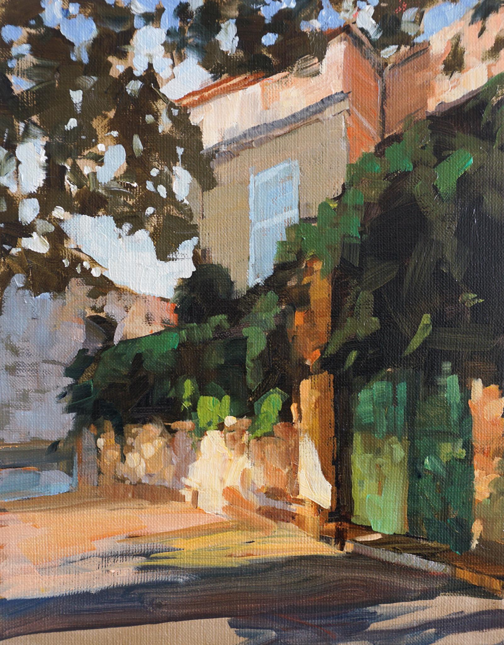 Chateau in Provence, Oil Painting - Art by Jonelle Summerfield