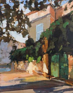 Chateau in Provence, Oil Painting