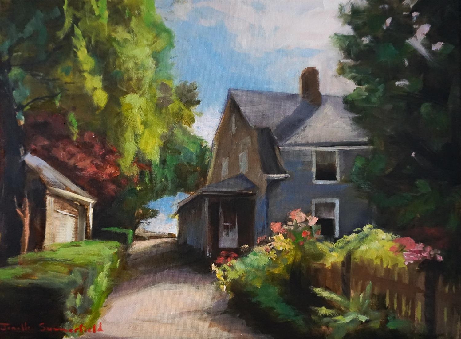 Pathway to the Beach, Oil Painting - Art by Jonelle Summerfield