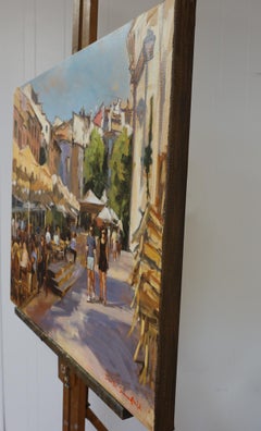 Cafes Sunny d'Aix en Provence, peinture à l'huile