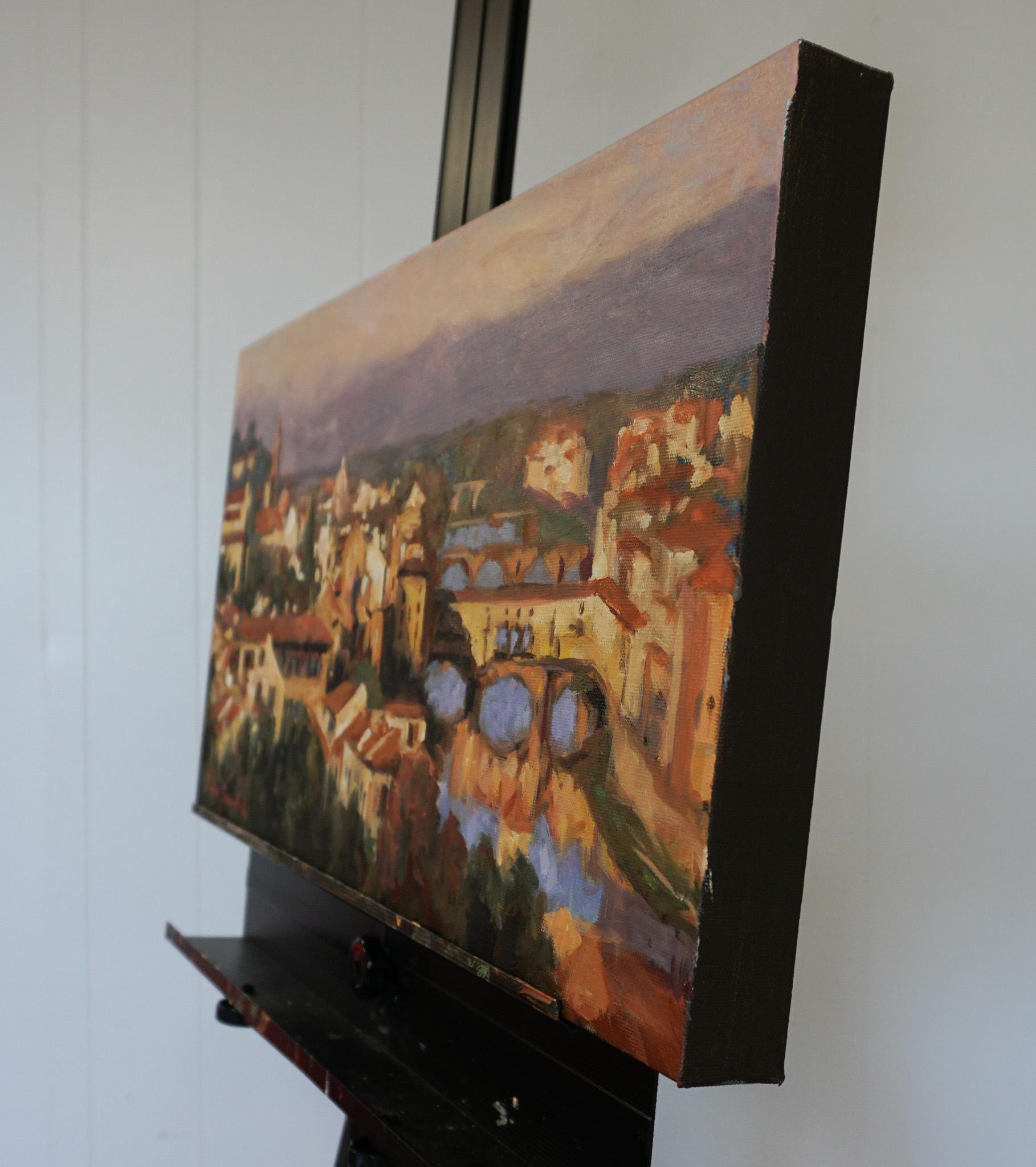 Vista de Florencia, Pintura al óleo - Painting de Jonelle Summerfield