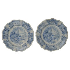 Jones 'Picturesque Asiatic Beauties' Pearlware Plates, 9-Inch, 1835