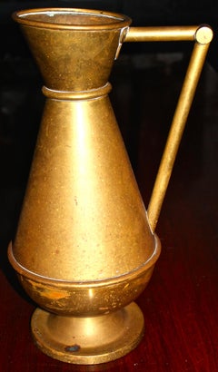 Jones & Willis Ecclesiastical Brass Ewer English Gothic Revival Aesthetic