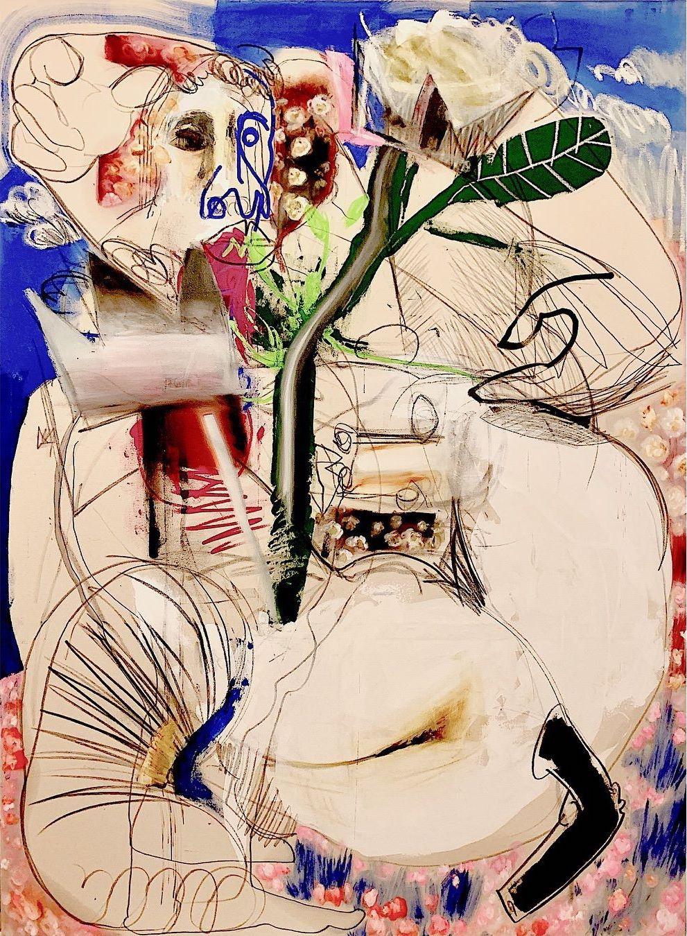 Jongmin Joy Kim Abstract Painting - Untitled