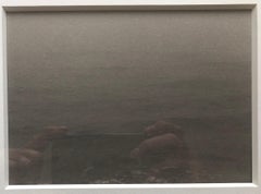 Montauk Bluffs, Ocean Photo Vintage Beach Photograph Platinum Palladium Print
