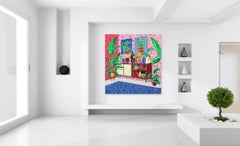 Collector -Large Oversized Original Modern Still Life Interiors Painting