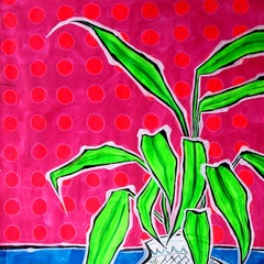 Cornfields and Conversations – Großes Originales farbenfrohes Stillleben