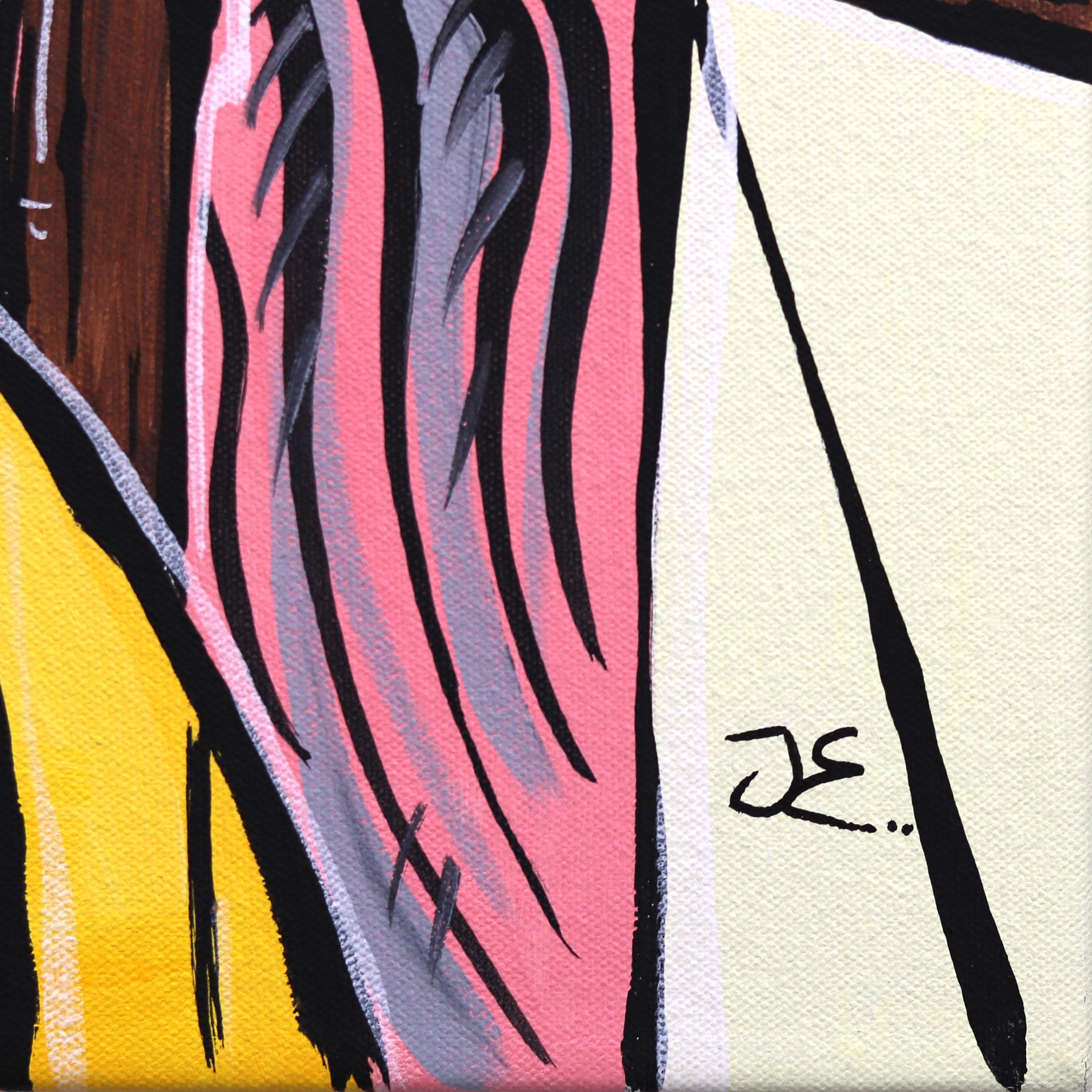 La Californie - Colorful Original Contemporary Abstract Expressionist Painting For Sale 6