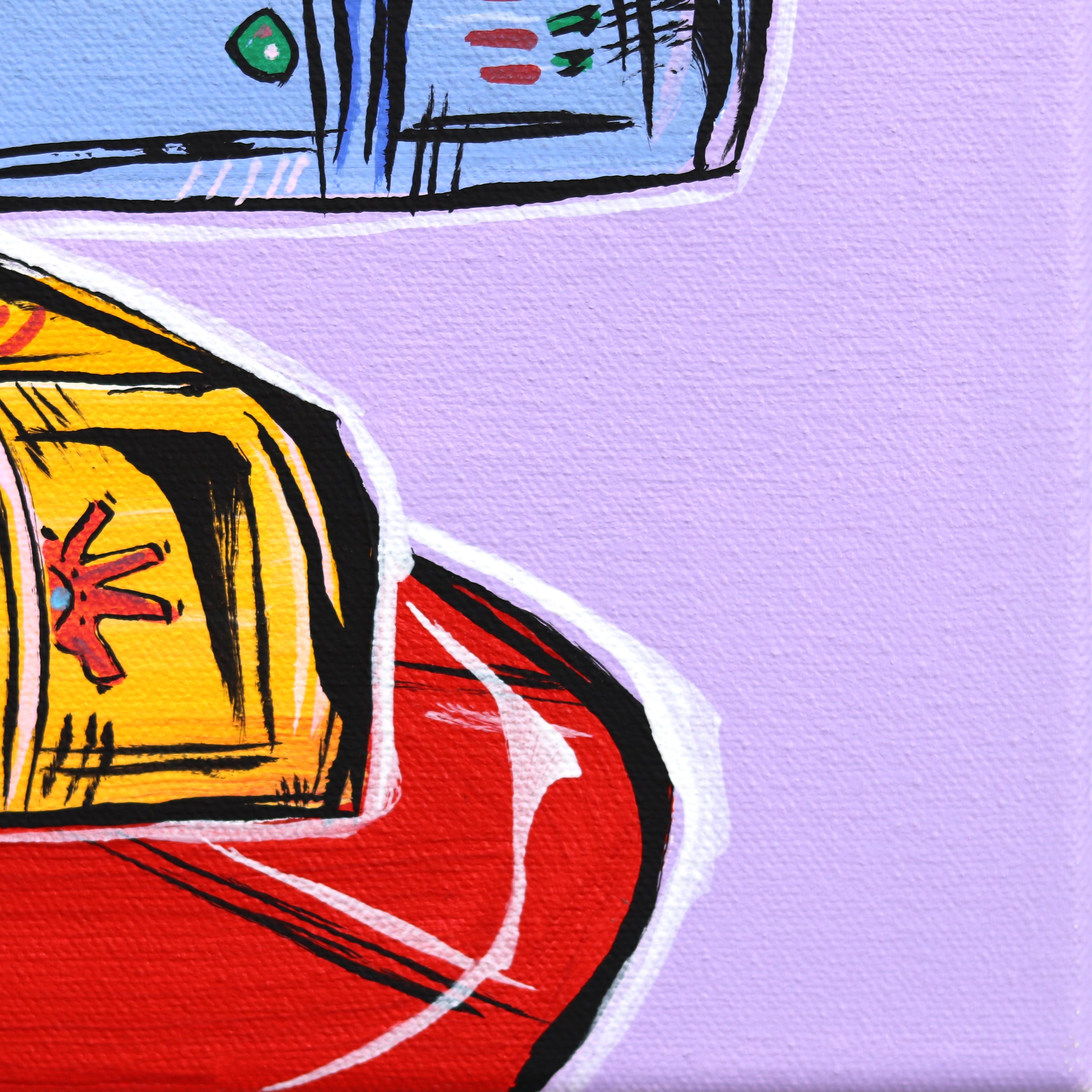 English artist Jonjo Elliot's artworks are a collision of expressionistic fauvism and his collections encourage a youthful candor. Plants thrive in environments the viewer wants to immerse themselves in. He’s interested in the crossover point