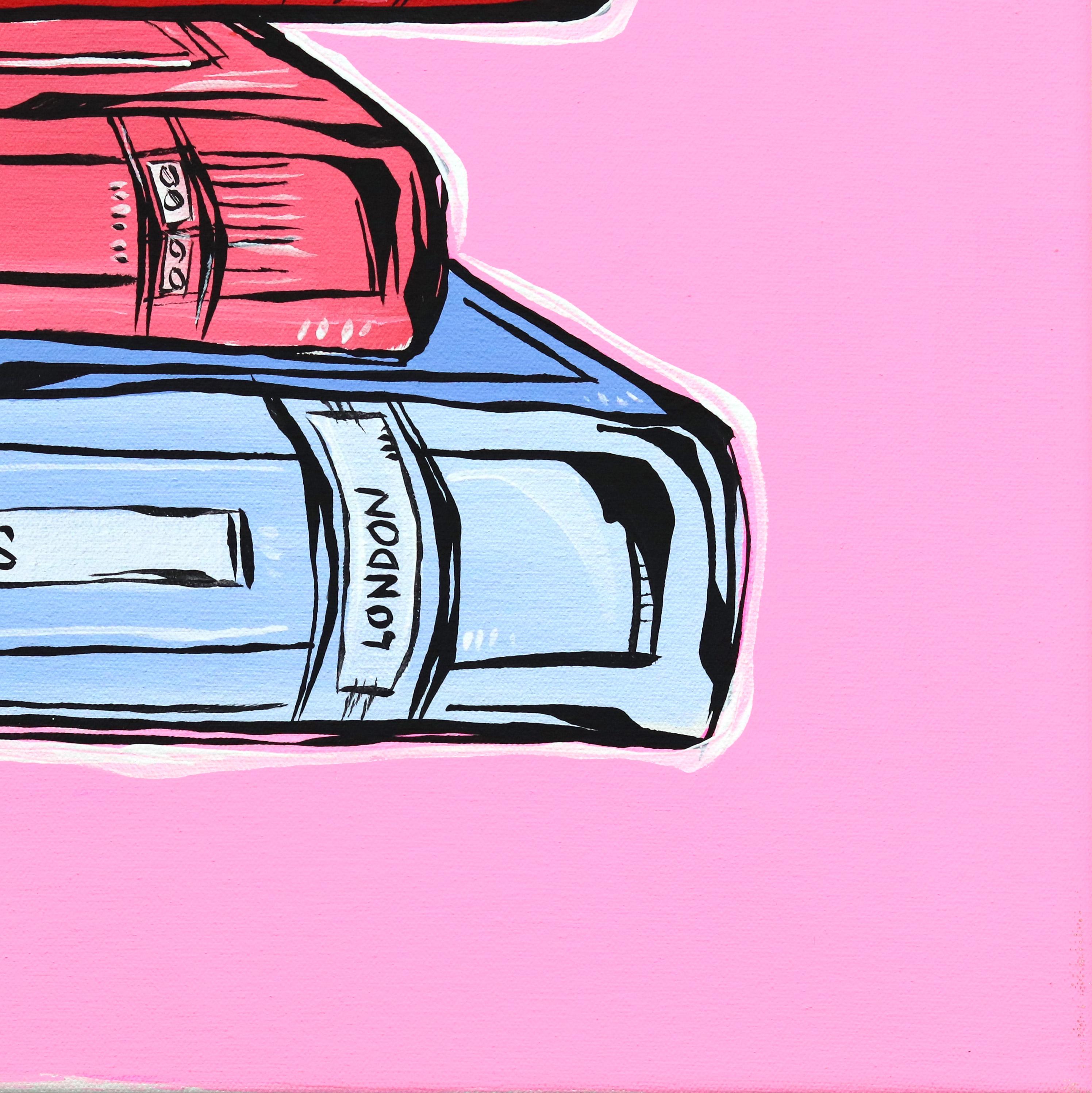 Yes Please - Colorido bodegón expresionista contemporáneo original en venta 3
