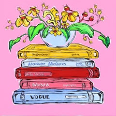 Yes Please - Colorful Original Contemporary Expressionist Still Life Painting