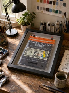 Alice - Concealment of Assets "Framed Bank note" by Jonny Fyvie