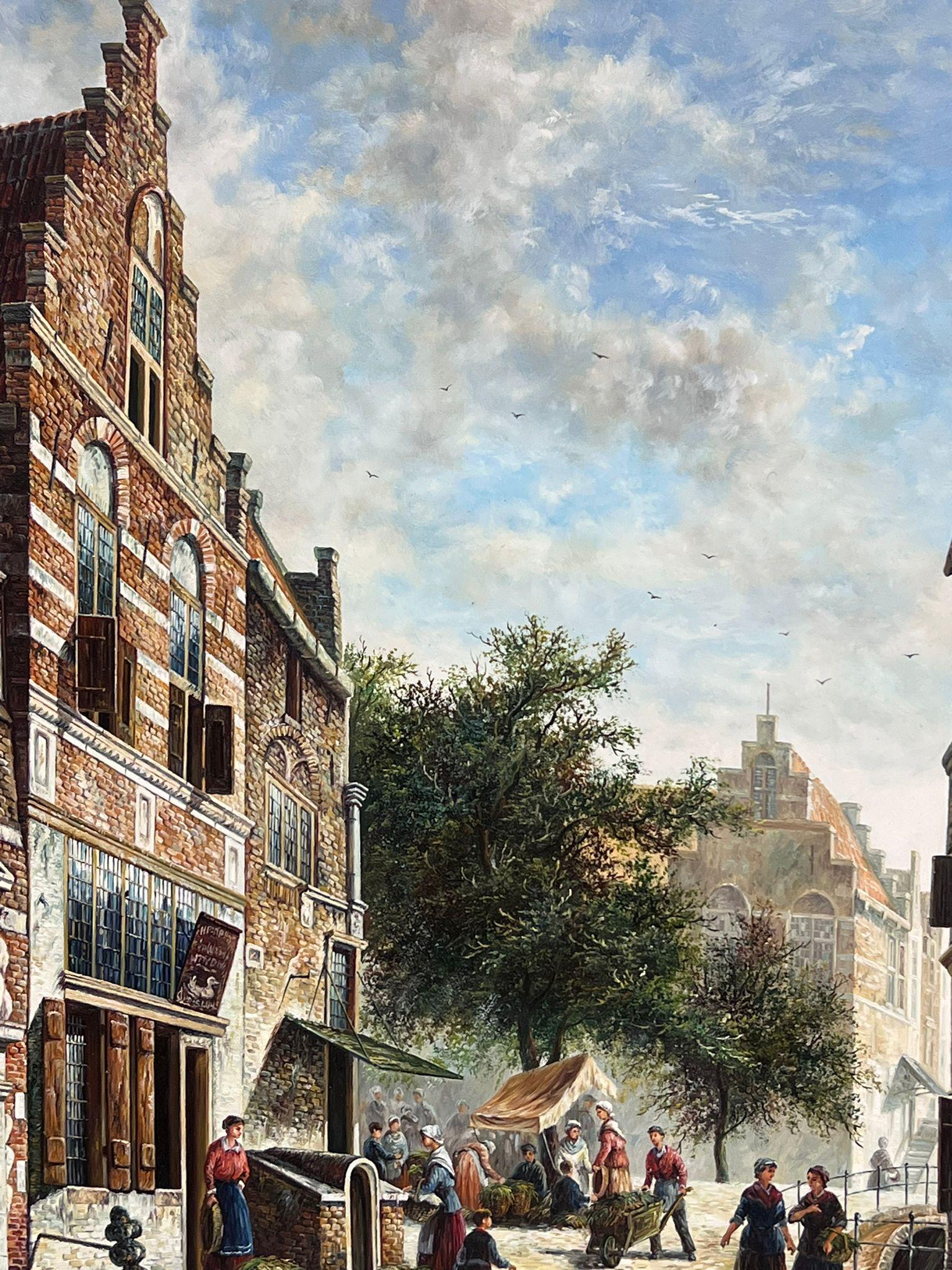 The Dutch Street
by Jony Gaston (British 20th century)
signed oil on board, framed
framed: 25.5 x 22 inches
board: 18 x 14 inches
provenance: private collection, UK
condition: very good and sound condition 
