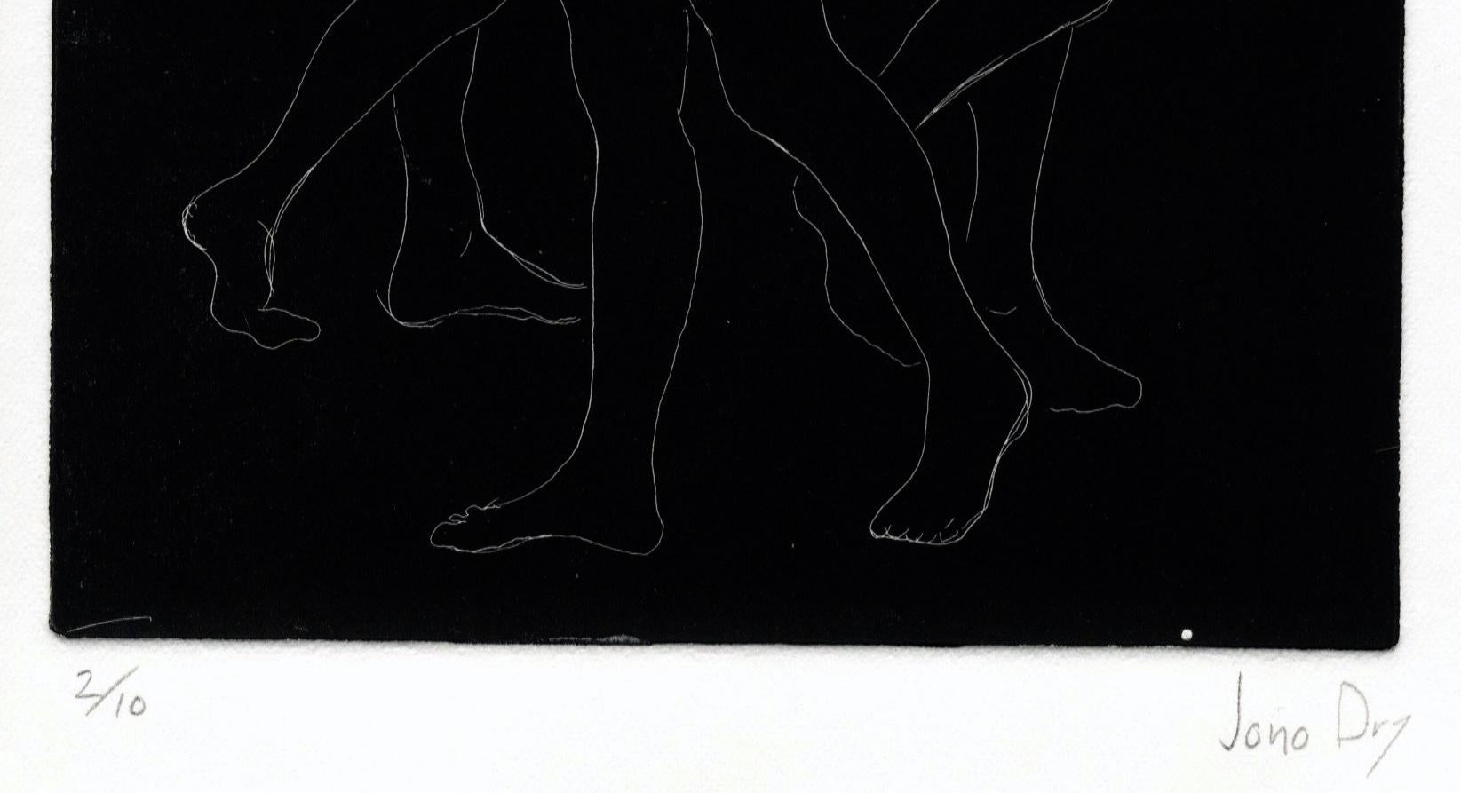 Sanctuary - In Celebration of Pride Month - Black Figurative Print by Jono Dry